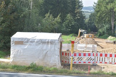 Etwa 280 Meter neue Gasleitung werden für die Versorgung der Stadt Sayda ebenfalls gelegt.