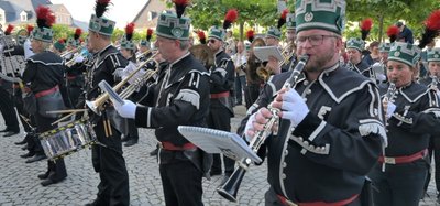 Zum Bergstreittag in Schneeberg hat erstmals wieder eine Bergparade stattgefunden. 
