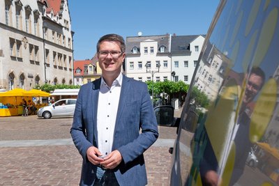Sven Liebhauser (CDU) wurde im Amt des Oberbürgermeisters von Döbeln bestätigt.