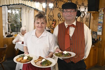Das Erbe von Alfons Goram führen Sohn René und Tochter Peggy fort. Foto: Eckhard Sommer
