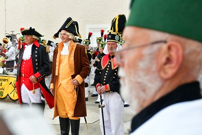 Thomas Schmalz, Geschäftsführer des Studentenwerkes, präsentierte sich als Humboldt verkleidet. 