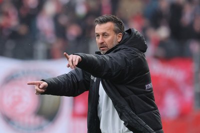 Cheftrainer Christoph Dabrowski strahlt weiter Zuversicht aus.