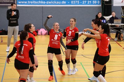 Die Volleyballerinnen aus Lichtenstein haben weiter allen Grund zur Freude.