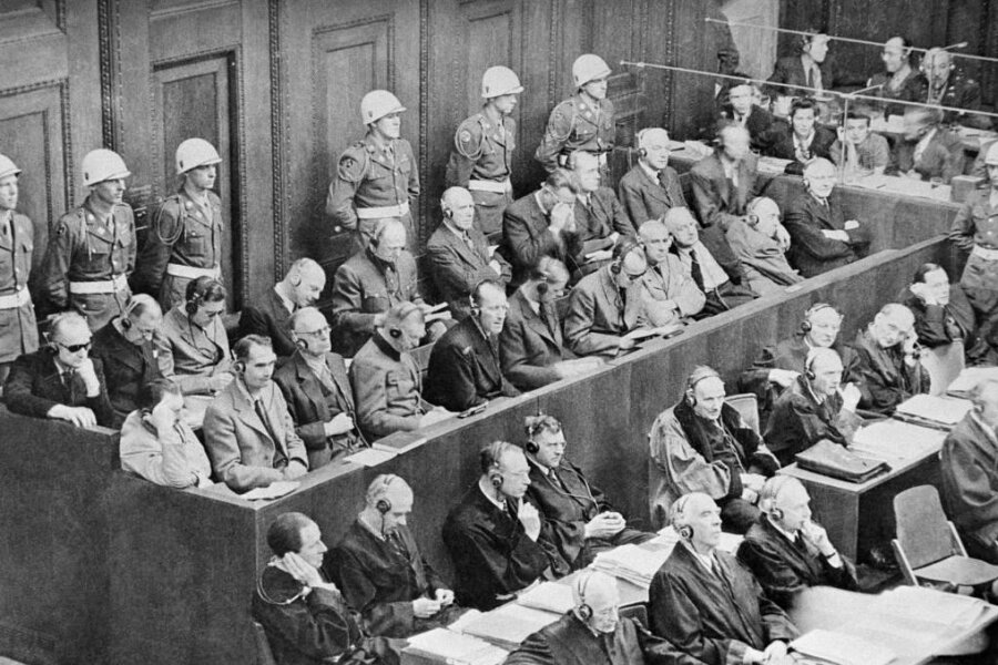 1946: Die wichtigsten Urteile der Nachkriegszeit bei den Nürnberger Prozessen - Während der Nürnberger Prozesse werden 1945 und 1946 insgesamt 177 Urteile gesprochen. 