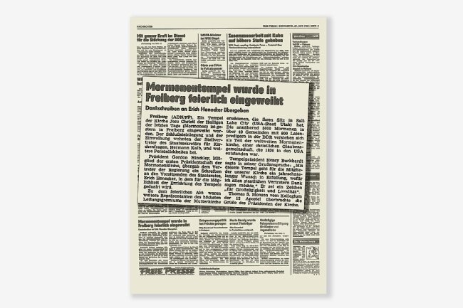 1985: Freiberg erhält Mormonentempel - 