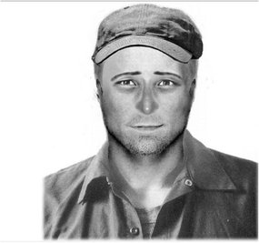 Mit diesem Phantombild sucht die Polizei nach dem Geigendieb.