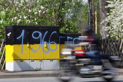 Illegalen Schmierereien, wie hier an der Meeraner Straße, sagt die Stadt den Kampf an.