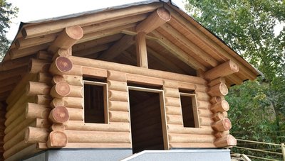 Neues aus dem Tierpark Klingenthal: Ein Informationszentrum nimmt langsam Formen an. 