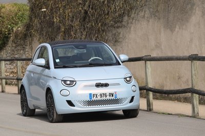Der Fiat 500e.