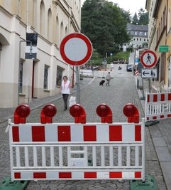 Am Mittwoch waren noch keine Handwerker in der Weinkellerstraße zu sehen.