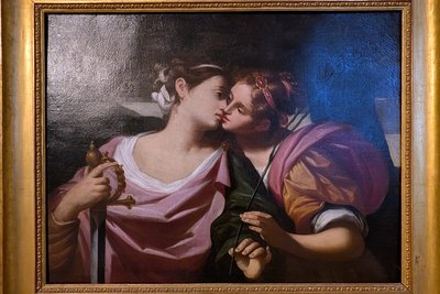 Ganz zeitgemäß: Das Gemälde „Friede und Gerechtigkeit“ von Lorenzo Pasinelli (1629 - 1700) geht auf einen Bibelvers zurück.