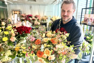 David Gehrisch ist Floristmeister mit Leidenschaft.