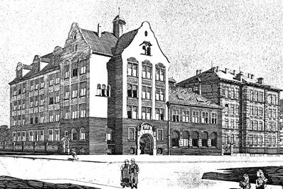 Bei der Erweiterung der Phillipschule werden die Unterschiede im Herangehen von Hechler und Möbius sichtbar.