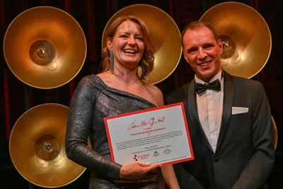 Die Gewinnerin des Hauptpreises: Johanna Leistner.