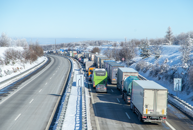 Am Grenzübergang Breitenau auf der A17 kam es aufgrund der Kontrollen zu Stau.