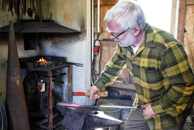 Gunter Rohlf in seinem Element.