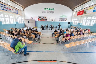 Im Sportlerheim in Thalheim blieben am Donnerstagvormittag Plätze frei.