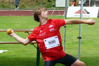Im Ballwurf beeindruckte Adrian Klaus mit einer Weite von 50 Metern.