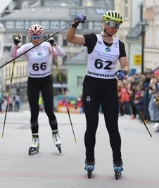 Anna-Maria Dietze (rechts) durfte in Annaberg jubeln.