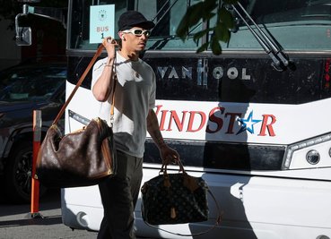 "Ein Zop-Typ": Leroy Sané bei der Ankunft in Chicago. 