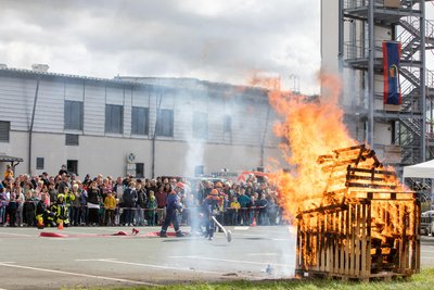 Jugendfeuerwehr-Wettbewerb in Plauen (im Jahr 2022): Stadträte haben jetzt eine Geldspende für die Nachwuchs-Brandbekämpfer abgelehnt.