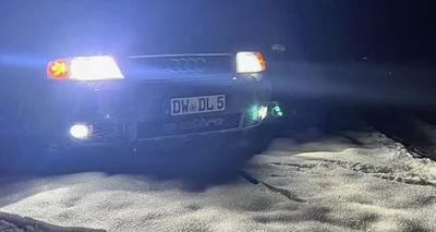 Einen genehmigten Probelauf bei Nacht auf dem Skihang Geyersdorf gab es schon. Für Sonnabend haben sich 60 Audi-Besitzer angemeldet.