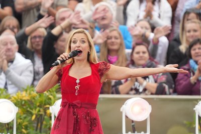 Stefanie Hertel wollte am Wochenende in Aue mit der Band More than Words auftreten.