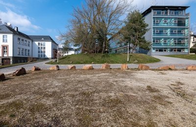 Die neue Hochschulbibliothek Mittweida soll in diesem Areal zwischen Am Schwanenteich und Leisniger Straße entstehen.