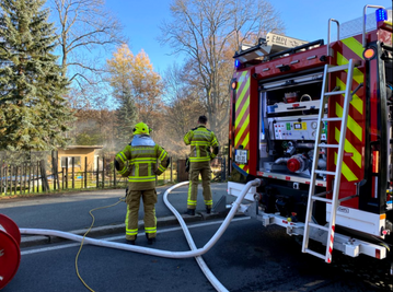 Feuerwehreinsatz in Rodewisch.