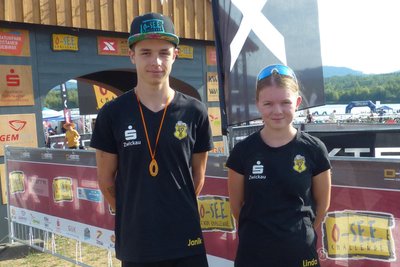 Linda Epperlein und Janik Brenneisen haben das Ticket für die Jugend- und Junioren-WM im Cross-Triathlon gelöst.