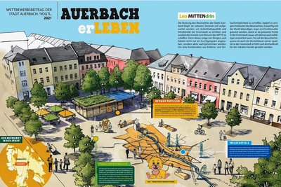 Die ausgezeichnete Projektskizze für den Umbau des Neumarktes. Die jetzige Gestaltung stammt aus den 90ern und wird als nicht mehr zeitgemäß taxiert. 