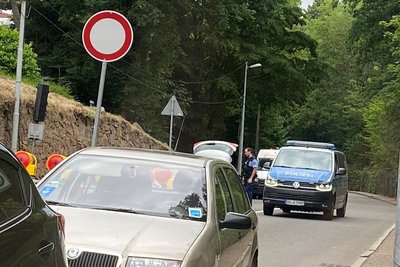 Auf der Burgstädter Straße in Mittweida hat die Polizei am Dienstag verstärkt den Verkehr kontrolliert.