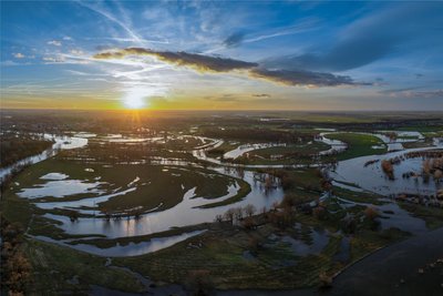 Die Vereinigte Mulde in Nordsachsen: noch nicht begradigt und verrohrt...