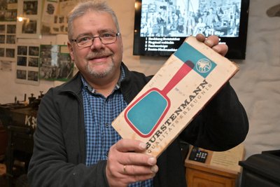 Museum Schönheide – im Bild Museumsleiter Andreas Schubert.