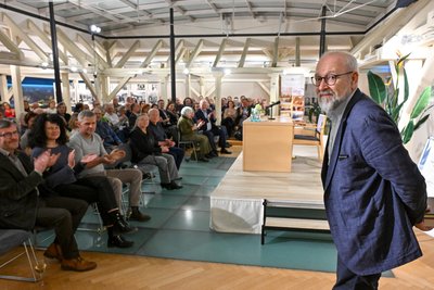 Viel Applaus für düstere Thesen: Herfried Münkler in Chemnitz.