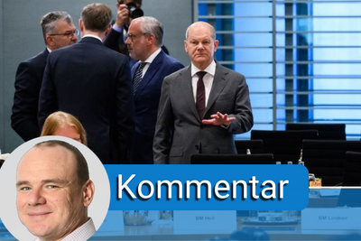 Bundeskanzler Olaf Scholz zu Beginn des Bund-Länder-Gipfels im Bundeskanzleramt. Frank Hommel kommentiert das Ergebnis des Treffens.