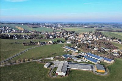 Blick auf die Gemeinde Taura aus Richtung Köthensdorf.