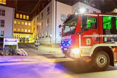 In einem Pflegeheim in Zwönitz war eine unbekannte Flüssigkeit ausgelaufen. 