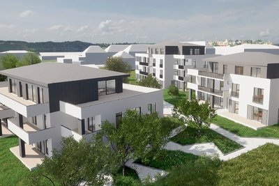 So könnte die neue Wohnanlage einmal aussehen, sofern sich genug Investoren - sprich Kaufinteressenten - finden und eine Baugenehmigung erteilt wird. 