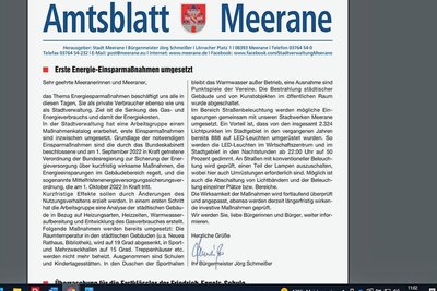 So informiert die Stadt über das Sparpaket. Screenshot: Holger Frenzel