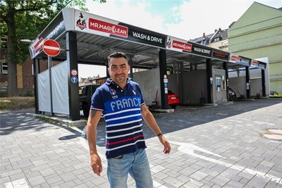 Er ist Mr. MagiClean: Waschanlagenbetreiber Roman Nazarian.