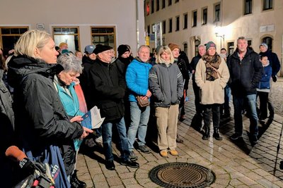 Freiberginnen und Freiberger gedachten der Opfer des Nationalsozialismus.