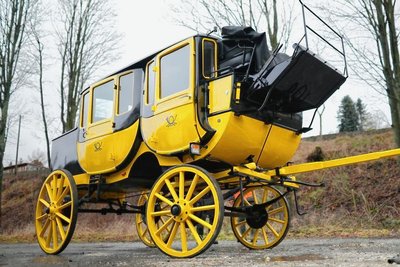 So sieht die generalüberholte Oberwiesenthaler Postkutsche aus. Sie rollt wieder ab Pfingstsonnabend. 