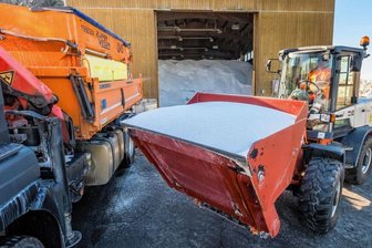 2100 Tonnen Salz gestreut - 
