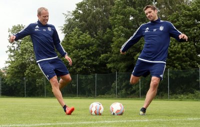 Ihr Job ist das Toreschießen: Frank Löning (li.) und Ronny König bringen Erfahrung und Durchschlagskraft in den Angriff des CFC.