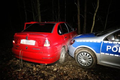 Eine 20-minütige Verfolgungsjagd endete mit einem Unfall im Wald.