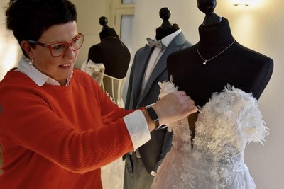 Zu den Ausstellern der Hochzeitsmesse am Sonntag gehört Nicole Nitschke.