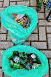 Mehrere Säcke voll kamen zusammen. 