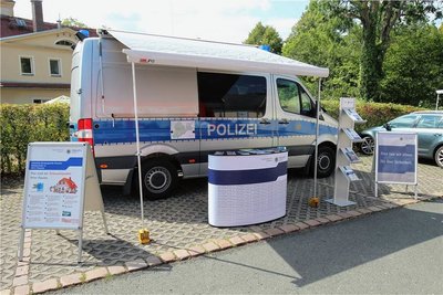 Zum fünften Mal ist das Präventionsmobil dieses Jahr im Zuständigkeitsbereich der Polizeidirektion Sachsen unterwegs.