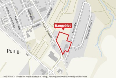 In dem fraglichen Bereich sollen Super-, Getränkemarkt und Drogerie gebaut werden.